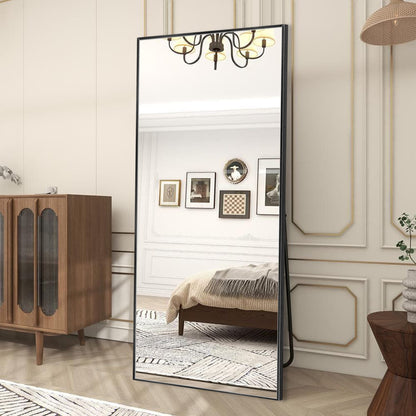 Miroir sur pied moderne pleine longueur