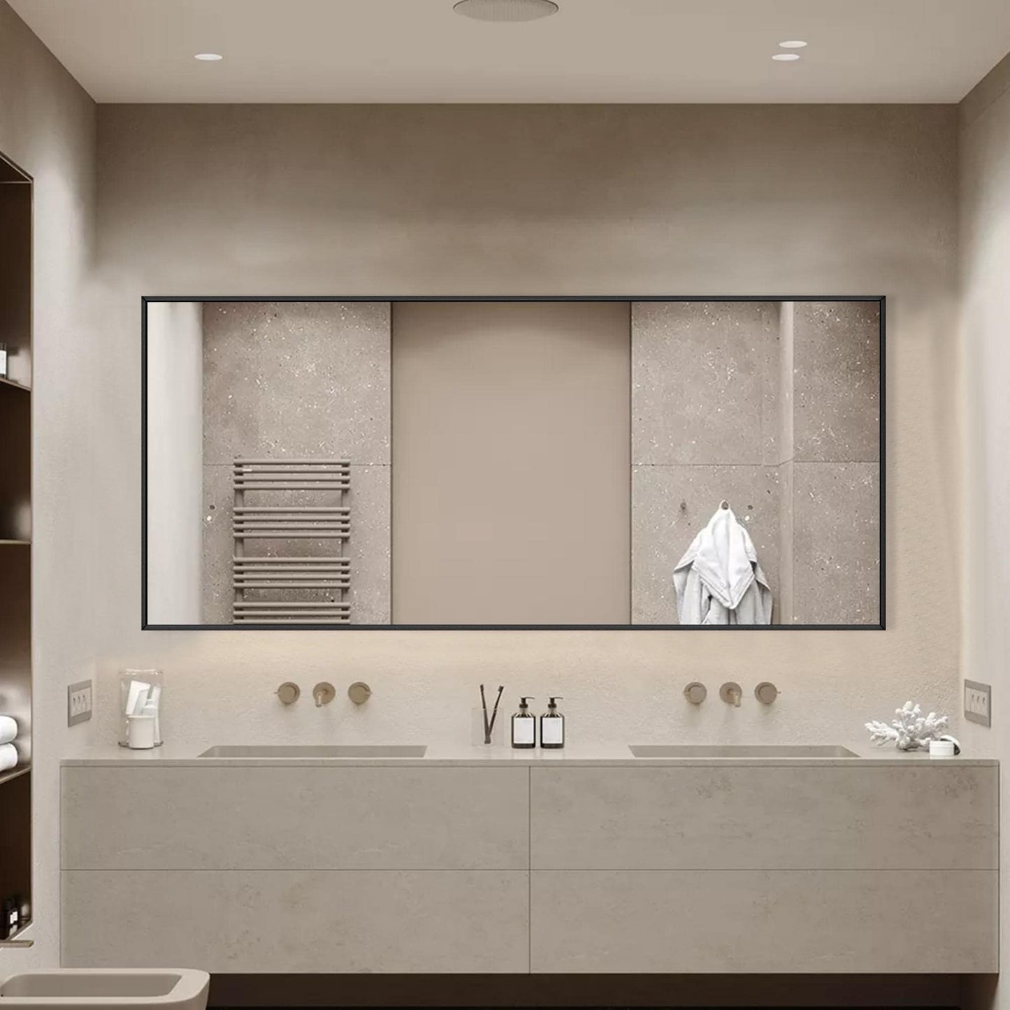 Miroir sur pied moderne pleine longueur