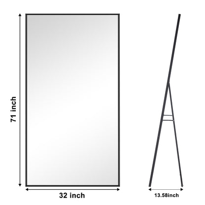 Miroir sur pied moderne pleine longueur