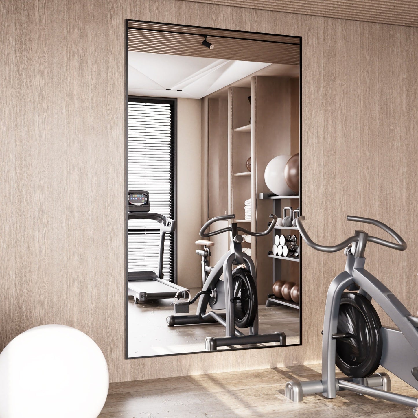 Miroir sur pied moderne pleine longueur