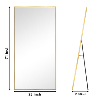 Miroir sur pied moderne pleine longueur