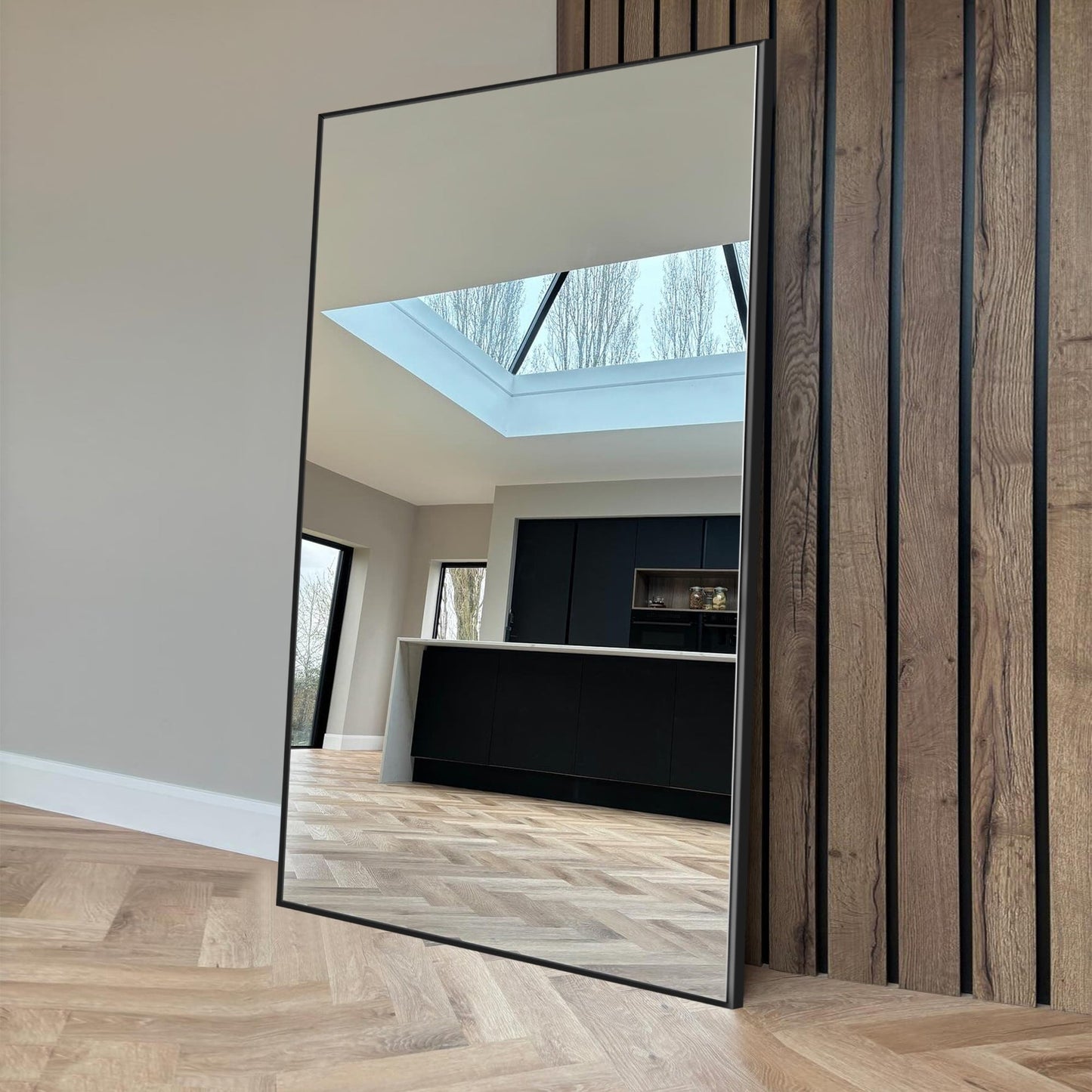 Miroir sur pied moderne pleine longueur