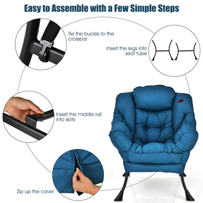 Fauteuil relax moderne, fauteuil d'appoint, canapé une place