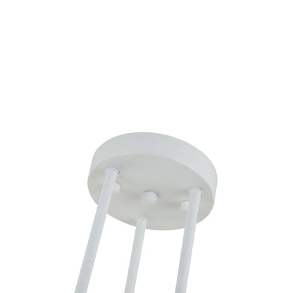 Plafonnier semi-encastré Sputnik moderne en métal léger de 60 cm (23,62 po)