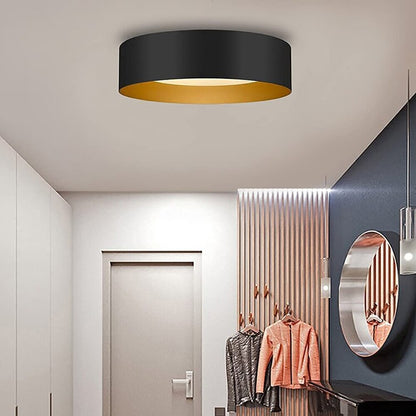 Plafonnier encastré moderne et minimaliste à 2/3/5 lumières avec abat-jour en métal et diffuseur cylindrique