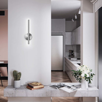 Applique murale moderne et minimaliste de style industriel, en métal avec bande LED intégrée