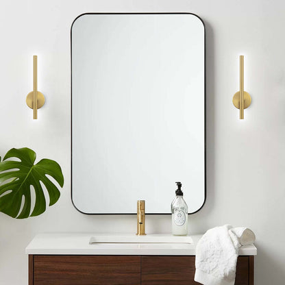 Applique murale moderne et minimaliste de style industriel, en métal avec bande LED intégrée