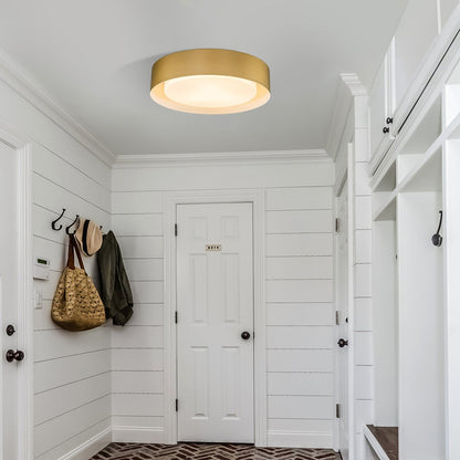 Plafonnier encastré moderne et minimaliste à 2/3/5 lumières avec abat-jour en métal et diffuseur cylindrique