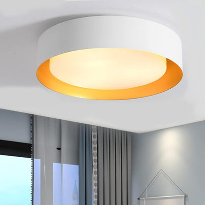Plafonnier encastré moderne et minimaliste à 2/3/5 lumières avec abat-jour en métal et diffuseur cylindrique