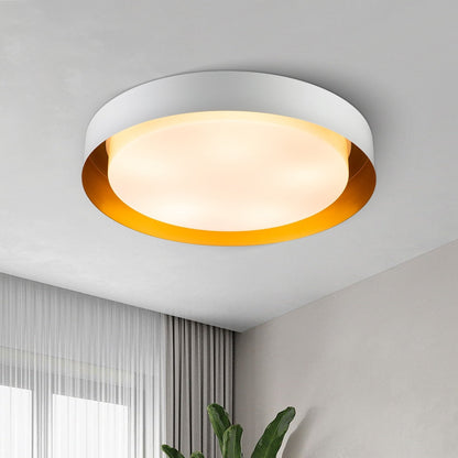 Plafonnier encastré moderne et minimaliste à 2/3/5 lumières avec abat-jour en métal et diffuseur cylindrique
