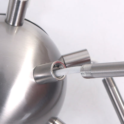 Lustre Sputnik moderne à 10 lumières réglables, plafonnier idéal pour cuisine, salle à manger, salon ou chambre - Non disponible