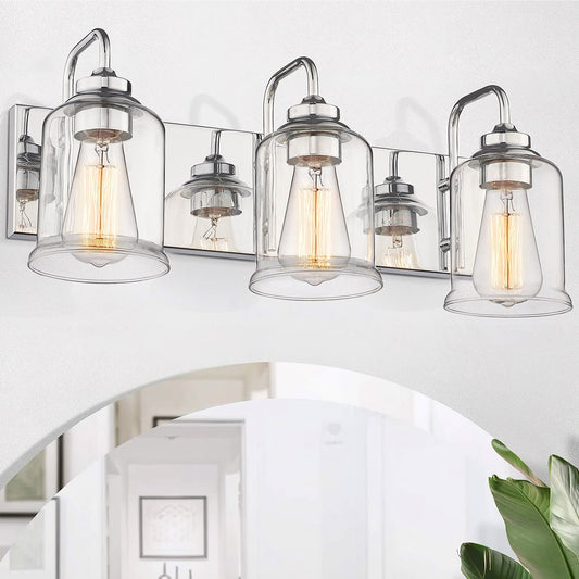 Appliques murales modernes à 3/4/5/6 lumières au-dessus du miroir pour salle de bain