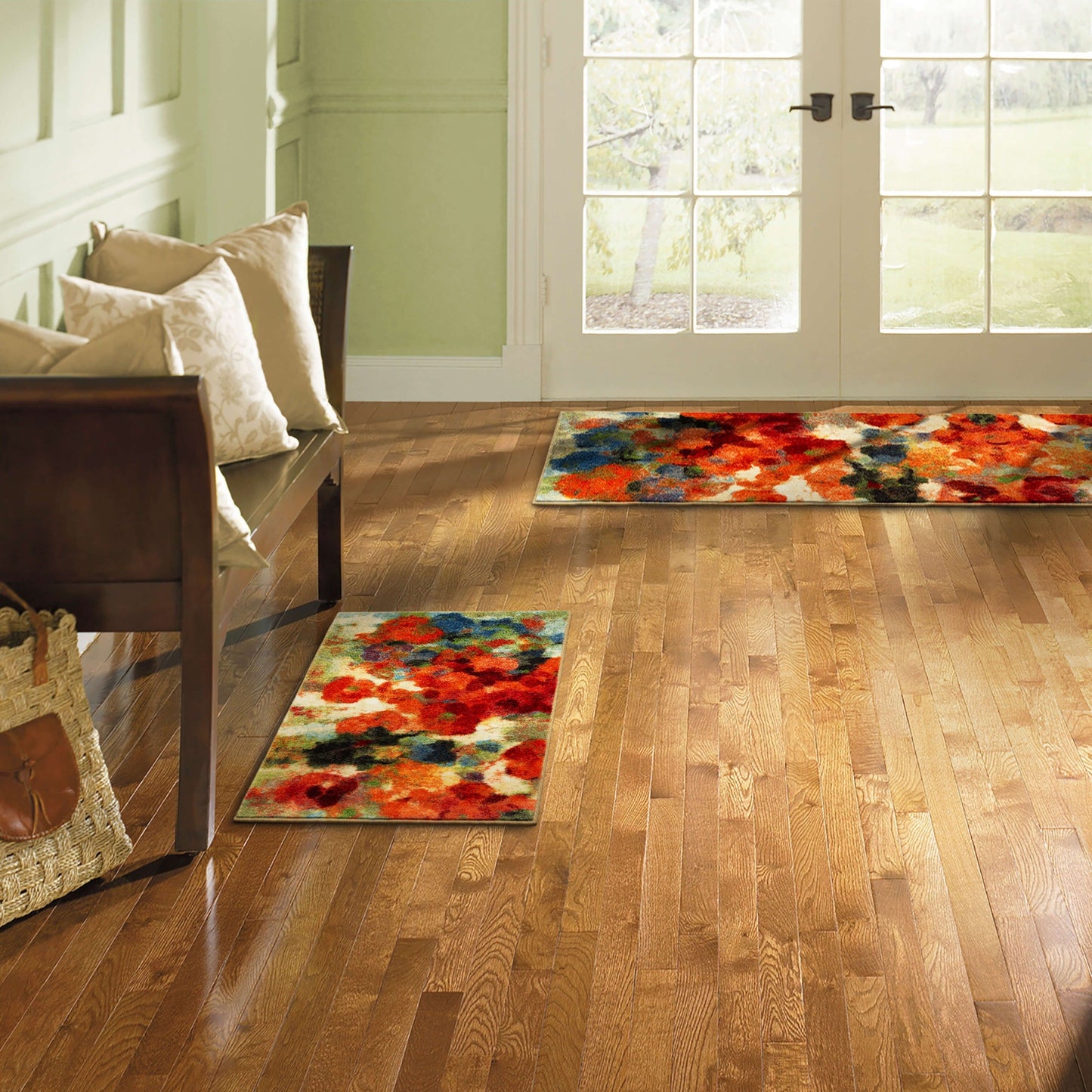 Tapis de jardin Mohawk Home à motifs floraux abstraits et colorés