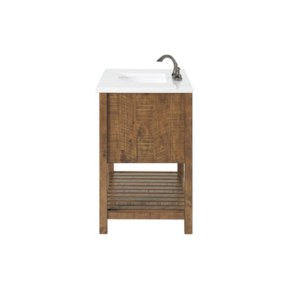 Meuble-lavabo simple Monterey 37 Farmhouse avec plan de travail