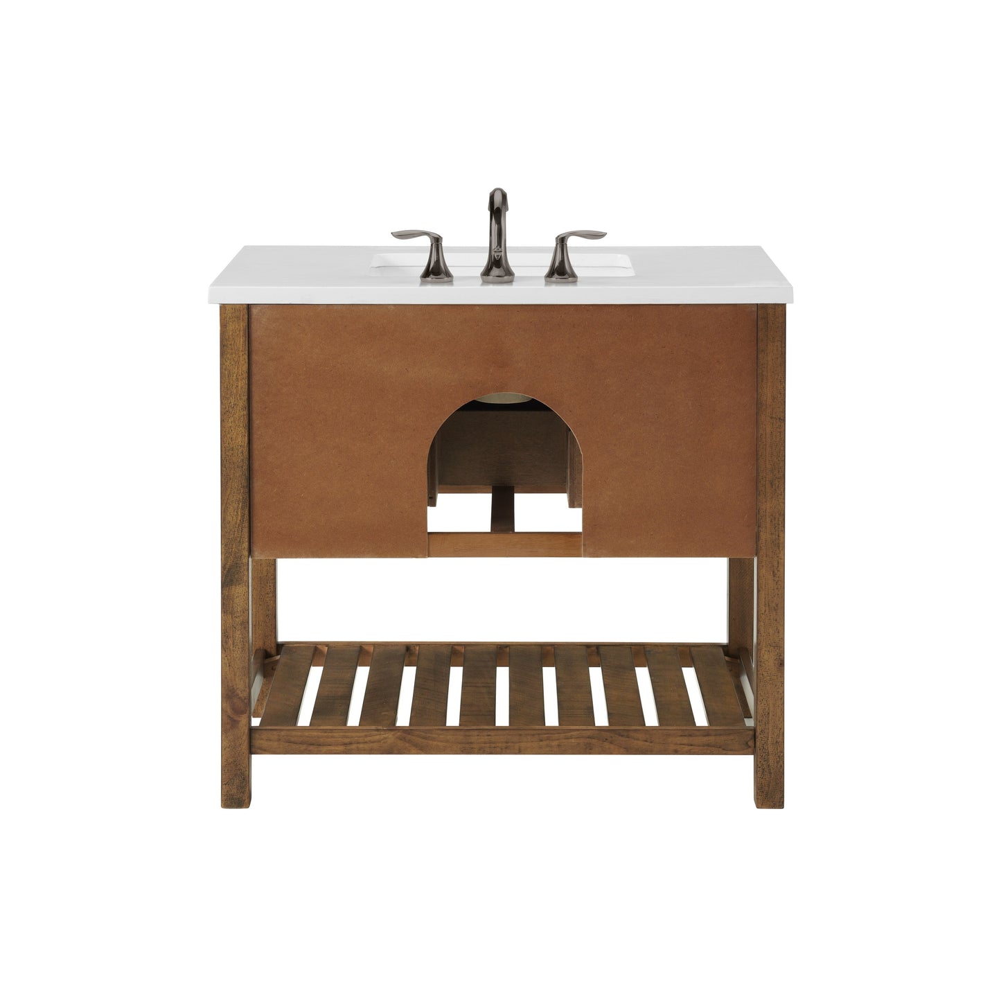 Meuble-lavabo simple Monterey 37 Farmhouse avec plan de travail
