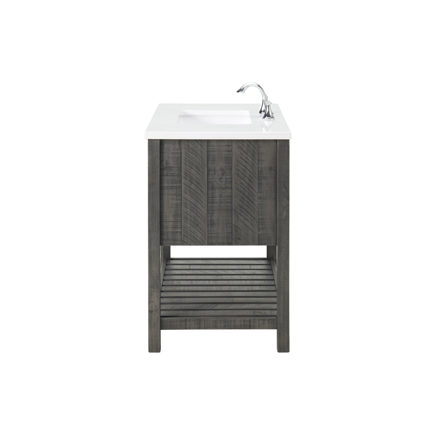 Meuble-lavabo simple Monterey 37 Farmhouse avec plan de travail