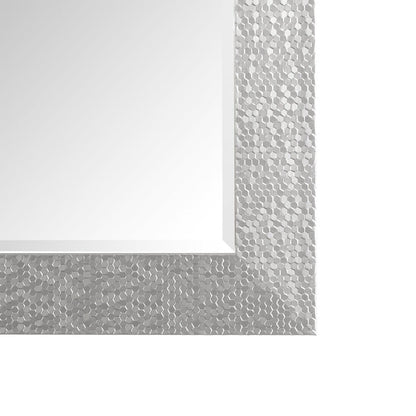 Miroir vertical pleine longueur haut de gamme à motif mosaïque - Sur pied, à incliner, autoportant - Miroir de dressing en pied