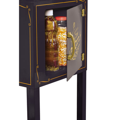 Chariot à popcorn de 122 cm (48 pouces) avec bouilloire de 71 g (2,5 oz) style cinéma