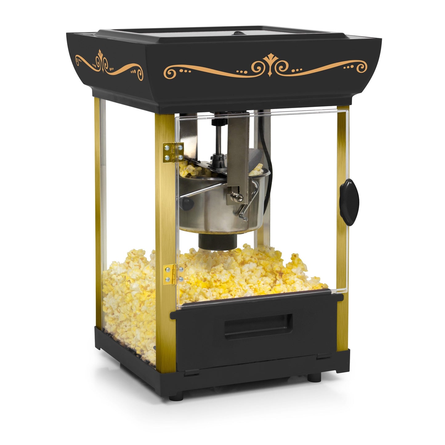 Chariot à popcorn de 122 cm (48 pouces) avec bouilloire de 71 g (2,5 oz) style cinéma
