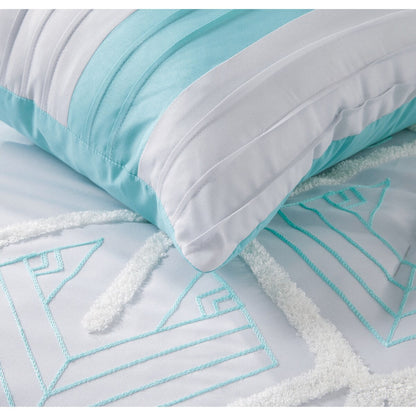 Ensemble de couette brodée en éponge Nanshing Corina 7 pièces