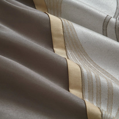 Ensemble de couette géométrique moderne 7 pièces Nanshing Daniella