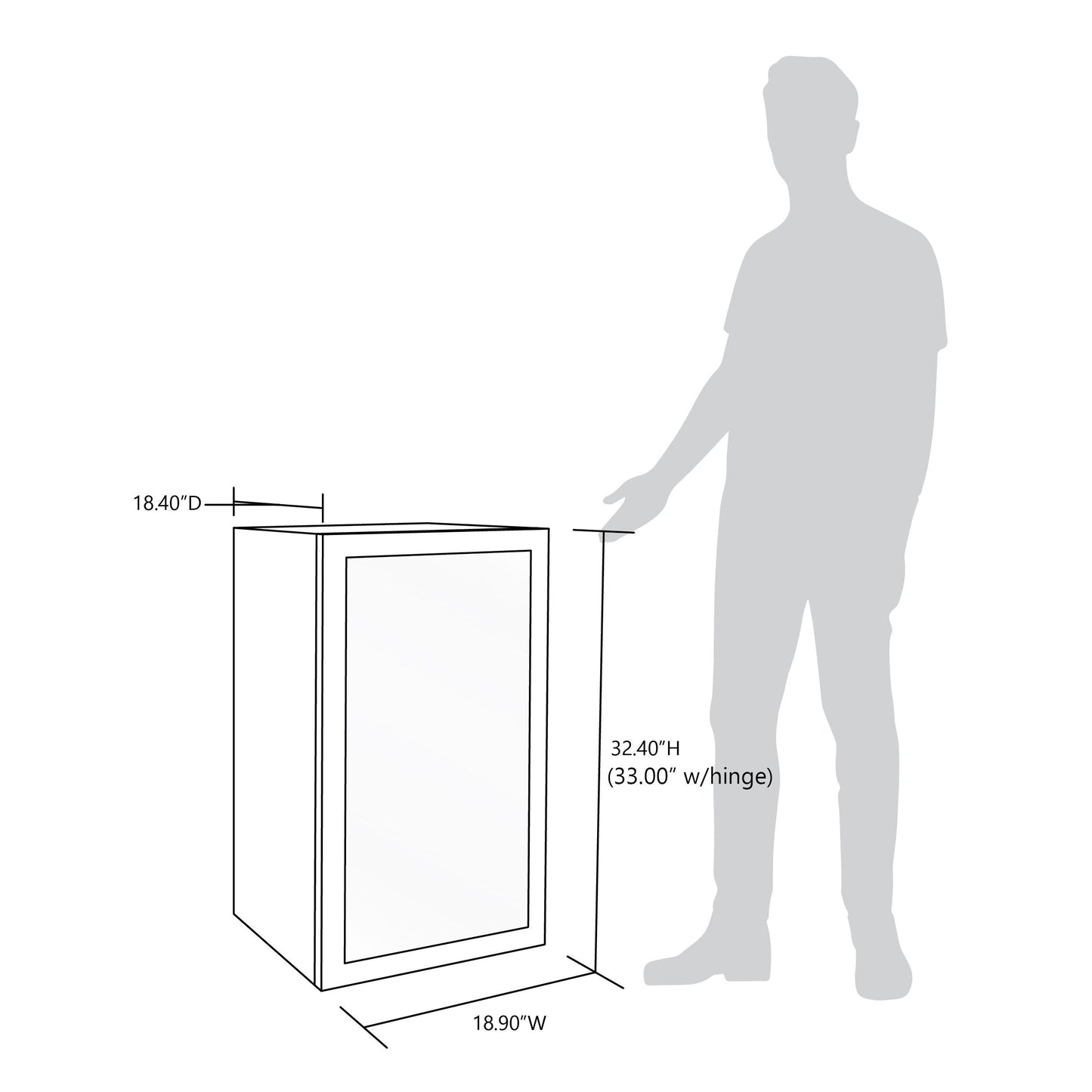 Réfrigérateur à boissons Newair d'une capacité de 126 canettes, mini-réfrigérateur avec porte vitrée et étagères réglables, acier inoxydable