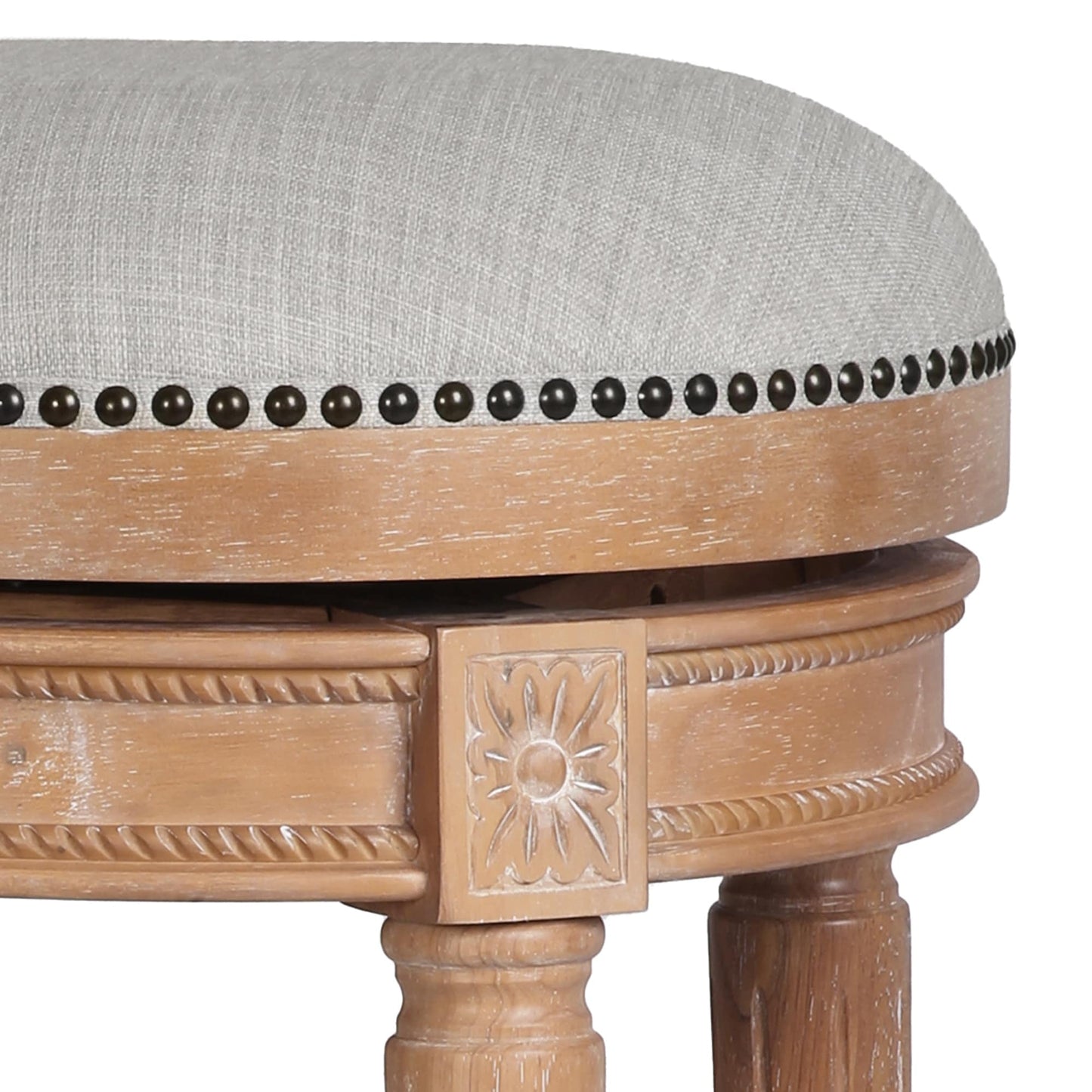 Tabouret de bar pivotant sans dossier Chapman de New Ridge Home Goods, hauteur comptoir, 66 cm (26 pouces)