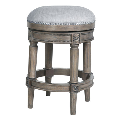 Tabouret de bar pivotant sans dossier Chapman de New Ridge Home Goods, hauteur comptoir, 66 cm (26 pouces)