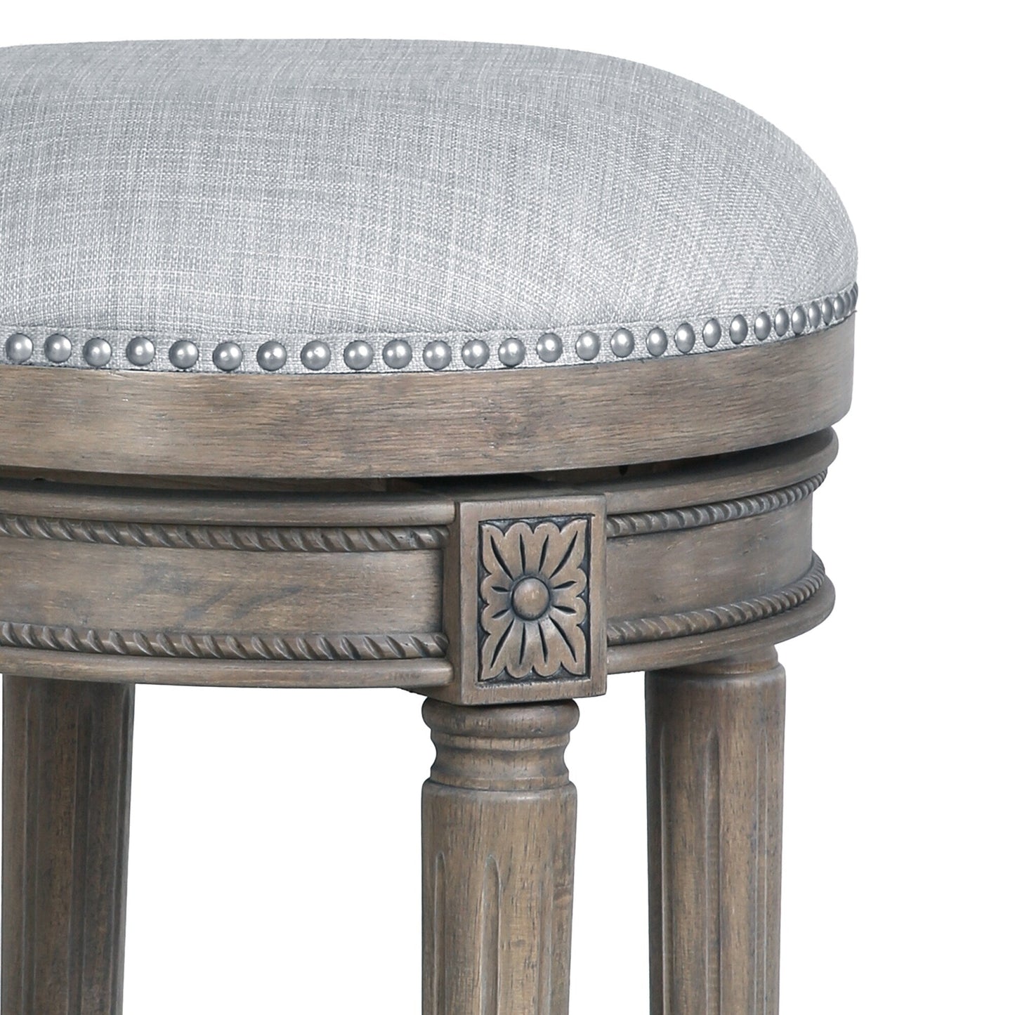 Tabouret de bar pivotant sans dossier Chapman de New Ridge Home Goods, hauteur comptoir, 66 cm (26 pouces)