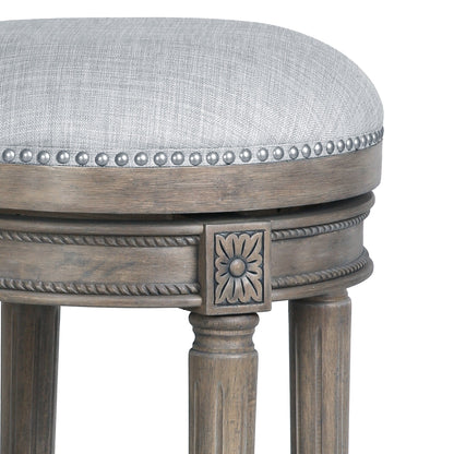 Tabouret de bar pivotant sans dossier Chapman de New Ridge Home Goods, hauteur comptoir, 66 cm (26 pouces)