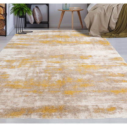 Noori Rug Lux Madison Tapis à poils longs abstrait 5,1 cm