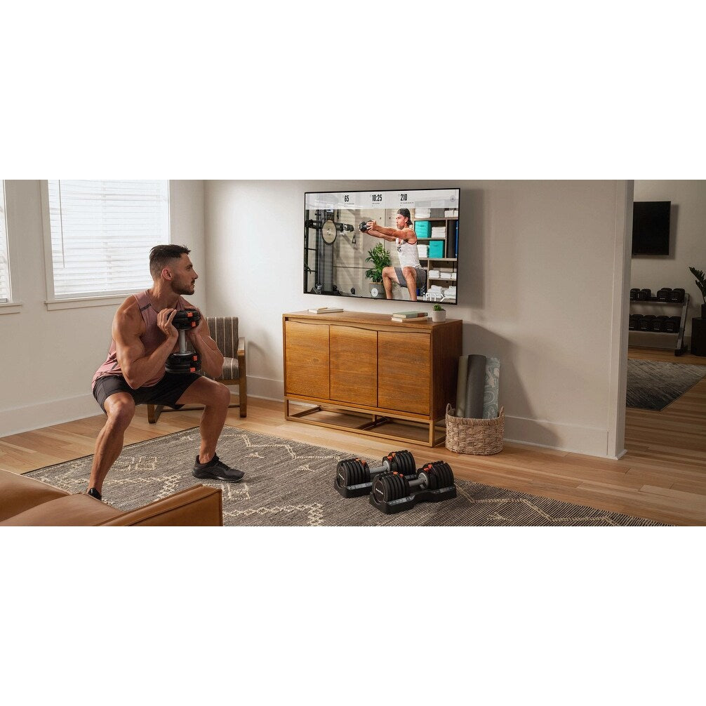 Ensemble d'haltères NordicTrack Select-a-Weight de 55 lb