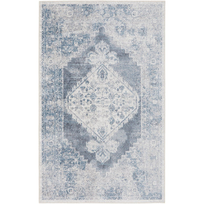 Tapis persan vieilli Nourison Abby, lavable en machine, pour intérieur uniquement.