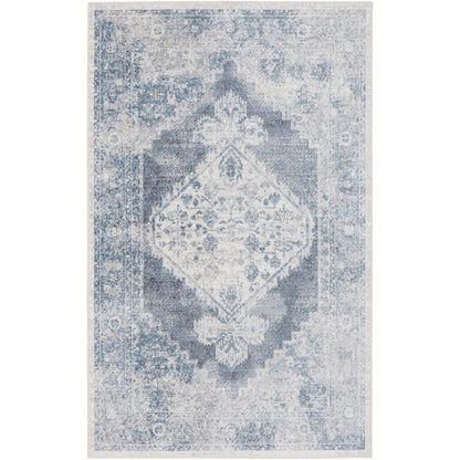Tapis persan vieilli Nourison Abby, lavable en machine, pour intérieur uniquement.