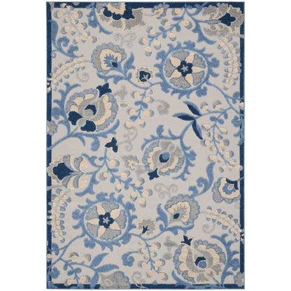 Tapis d'intérieur/extérieur à motif floral Nourison Alice