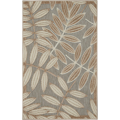 Tapis d'intérieur/extérieur à motif floral Nourison Alice