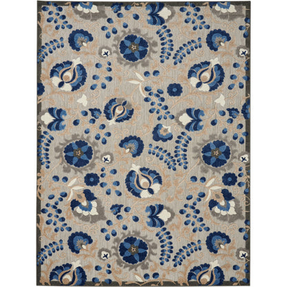 Tapis d'intérieur/extérieur à motif floral Nourison Alice