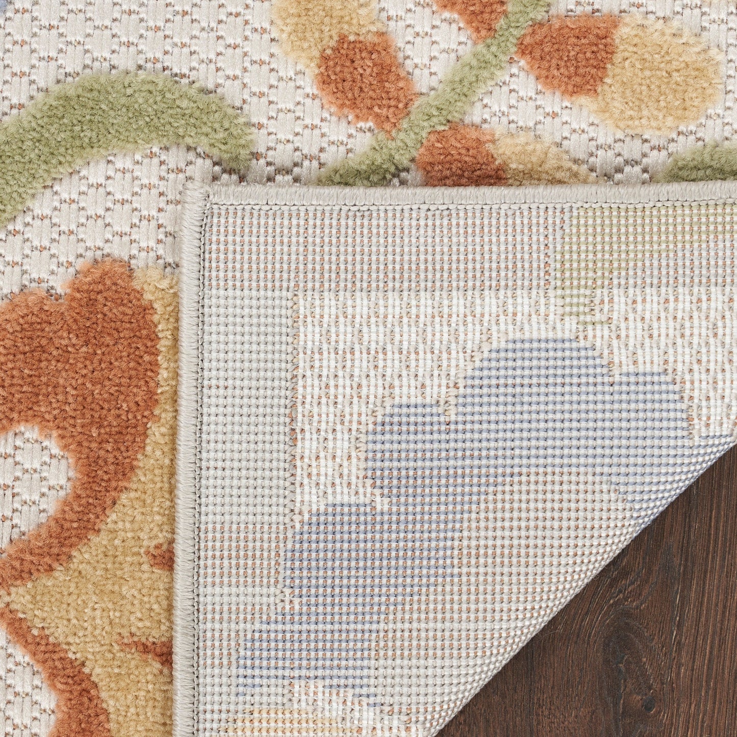 Tapis d'intérieur/extérieur à motif floral Nourison Alice