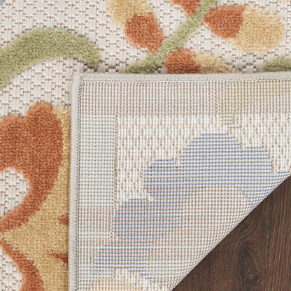 Tapis d'intérieur/extérieur à motif floral Nourison Alice