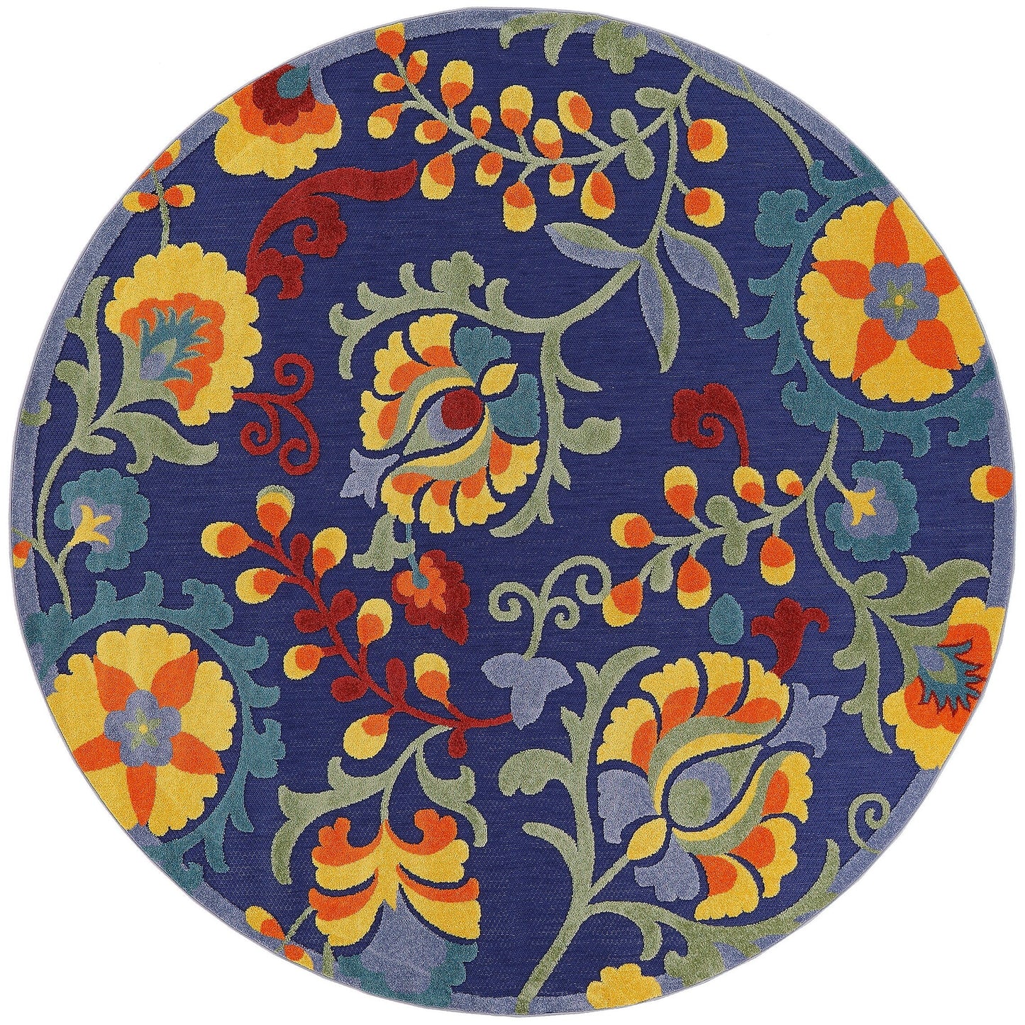 Tapis d'intérieur/extérieur à motif floral Nourison Alice