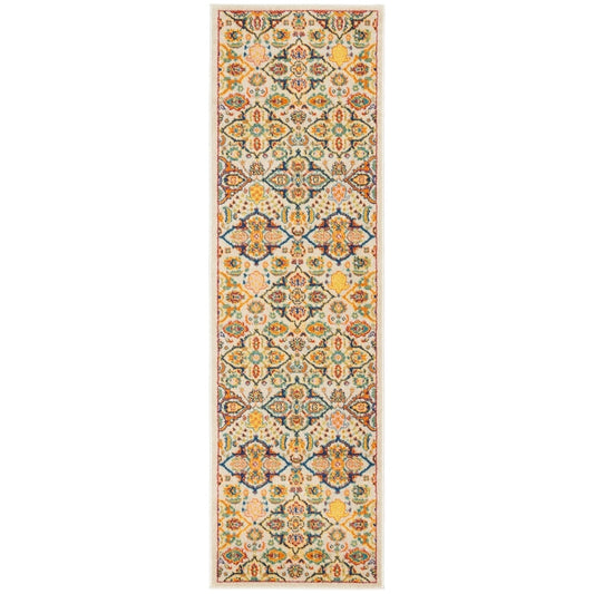 Tapis Nourison Allur contemporain bohème à médaillon floral