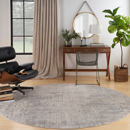 Tapis Nourison Concerto à motifs abstraits beige et gris vieilli