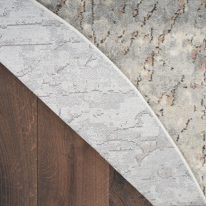 Tapis Nourison Concerto à motifs abstraits beige et gris vieilli