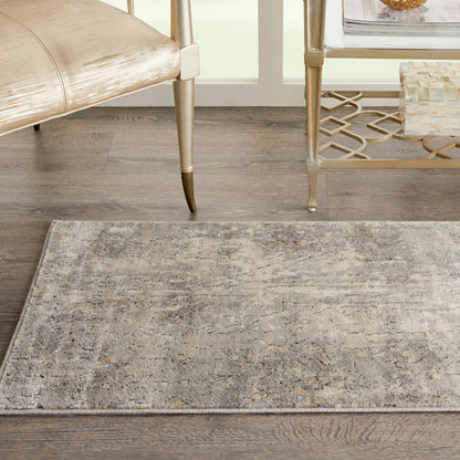 Tapis Nourison Concerto à motifs abstraits beige et gris vieilli