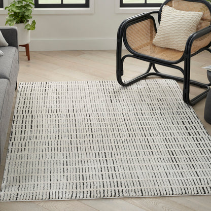 Tapis d'intérieur moderne et confortable Nourison à motifs abstraits