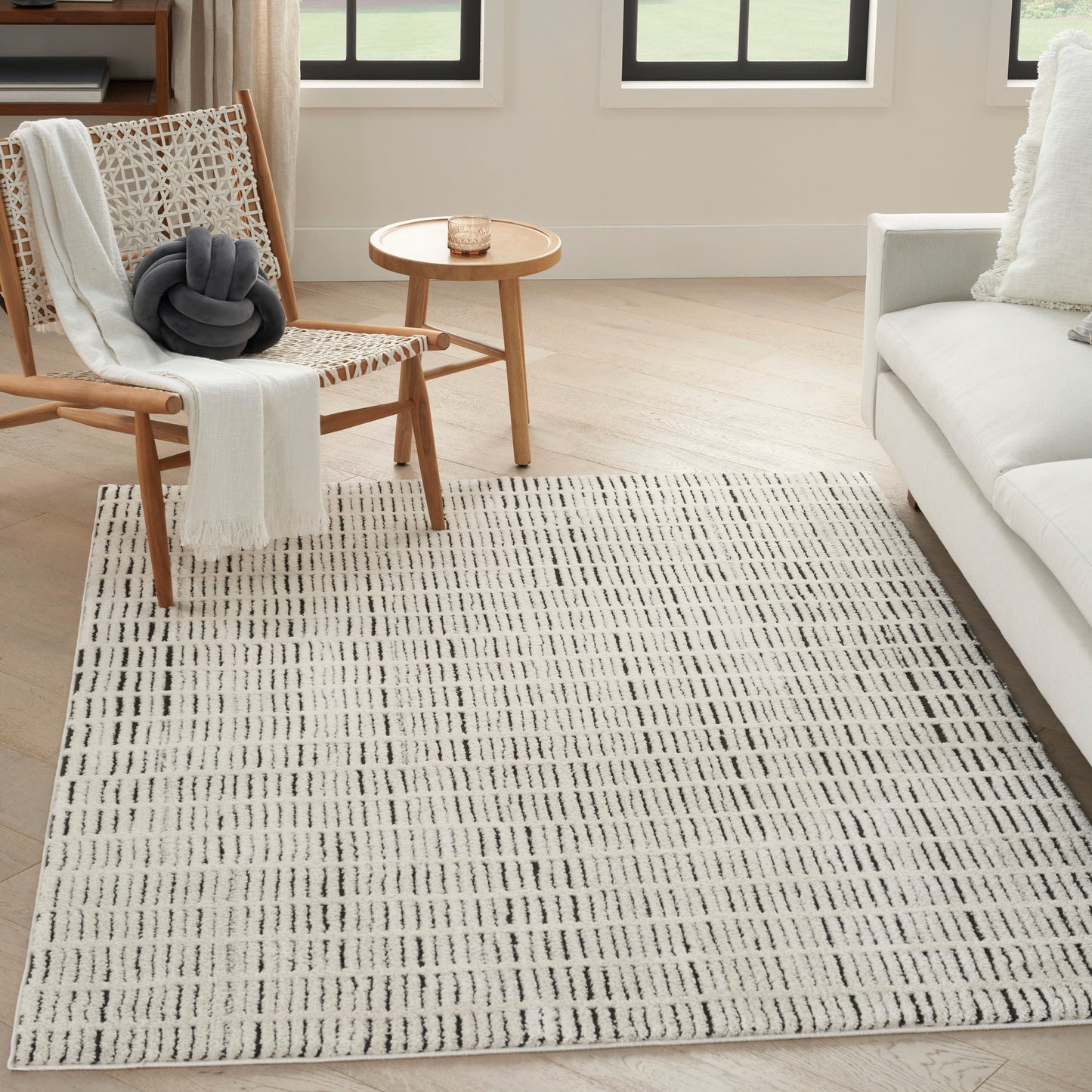 Tapis d'intérieur moderne et confortable Nourison à motifs abstraits