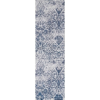 Tapis contemporain Nourison Damas vieilli