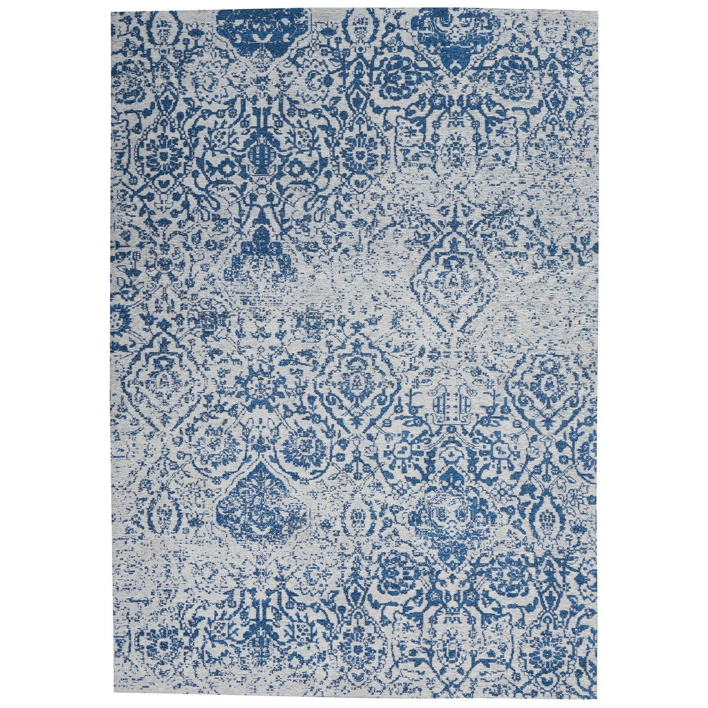 Tapis contemporain Nourison Damas vieilli