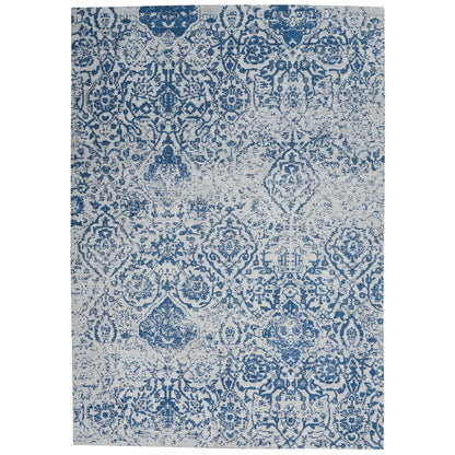 Tapis contemporain Nourison Damas vieilli