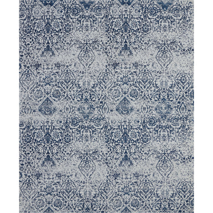 Tapis contemporain Nourison Damas vieilli